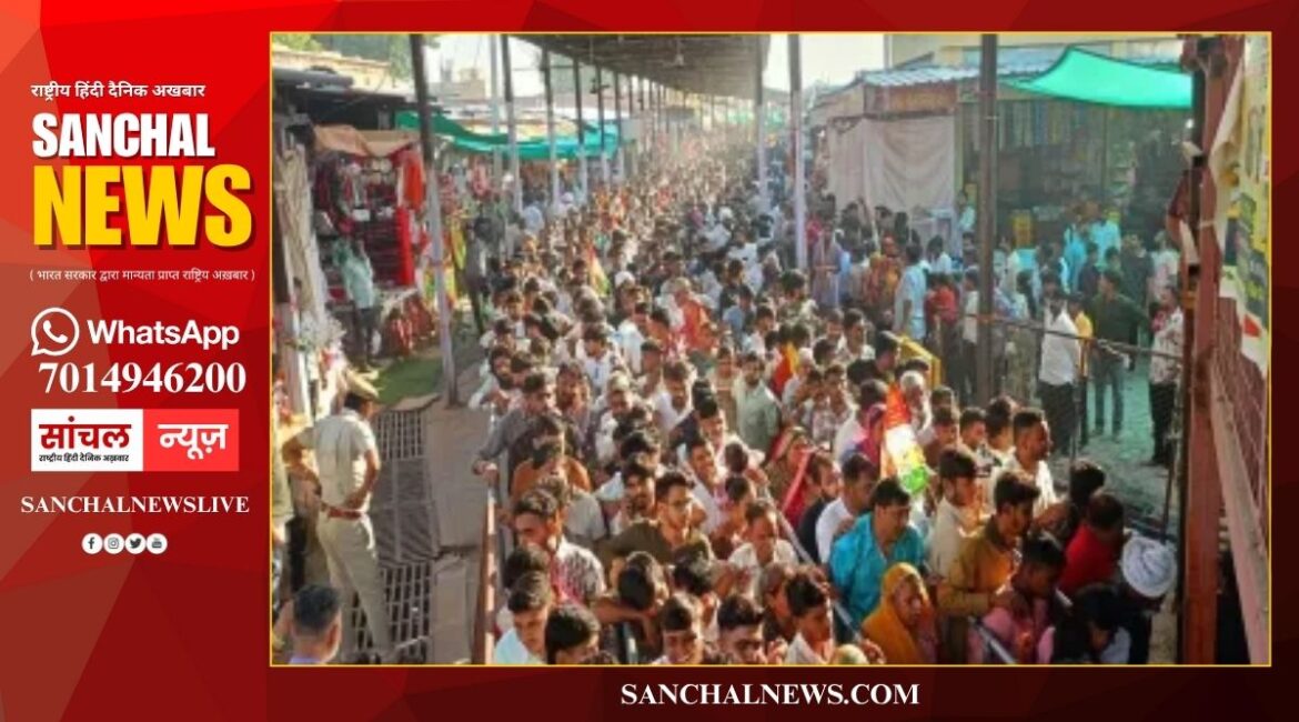 रामदेवरा में लंबी भक्तों की 1 किलोमीटर लंबी लाइन, अधिकारी कर रहे मॉनिटरिंग