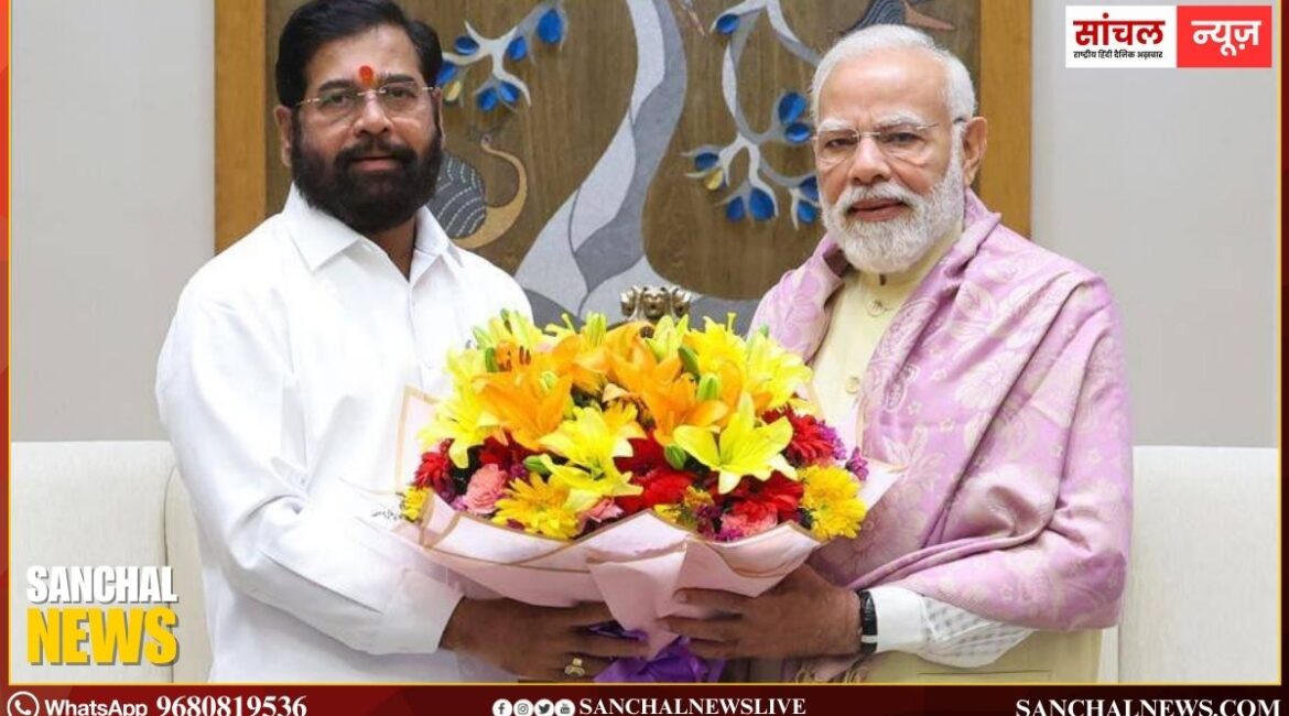 महाराष्ट्र के डिप्टी सीएम एकनाथ शिंदे कि PM मोदी से मुलाकात, कांग्रेस बोली- पार्टी को बचाने दिल्ली आए