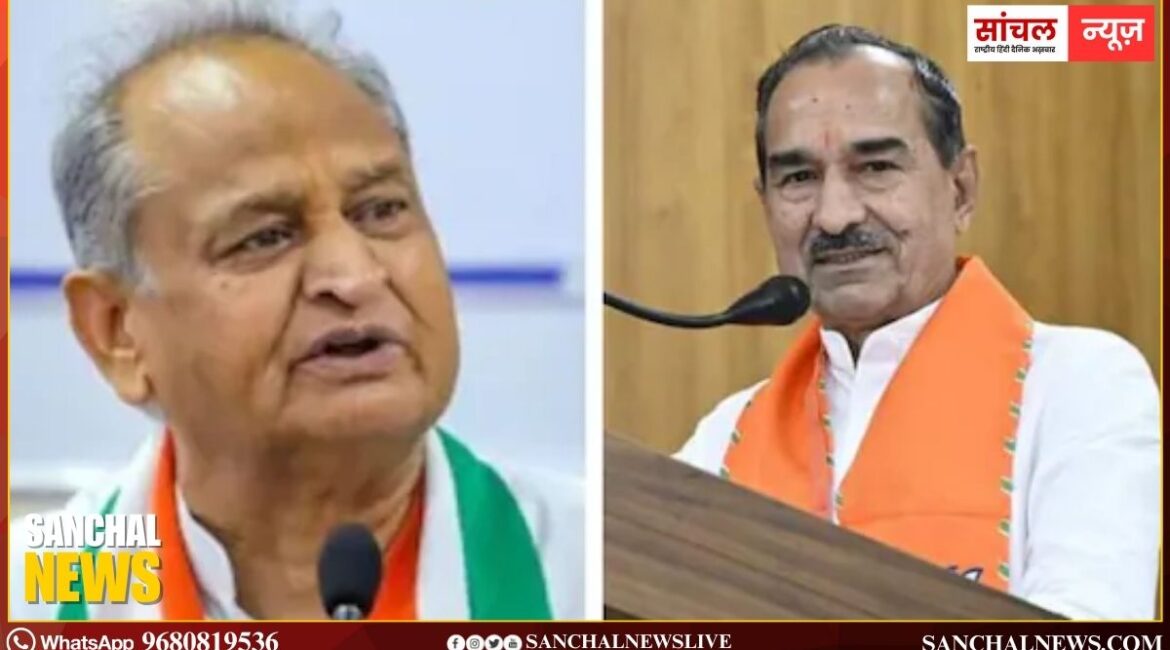 गहलोत के बयान पर पलटवार; मदन राठौड़ ने कहा कि कांग्रेस ने एक बार नहीं, कई बार संविधान की हत्या की