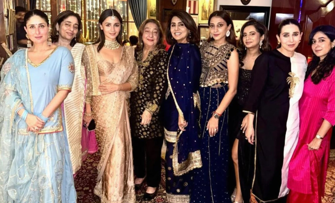 ससुरालवालों संग आलिया भट्ट ने किया दिवाली सेलिब्रेट, खान और कपूर परिवार में छाई दिवाली की रौनक, गोल्डन साड़ी में आलिया भट्ट का रॉयल लुक
