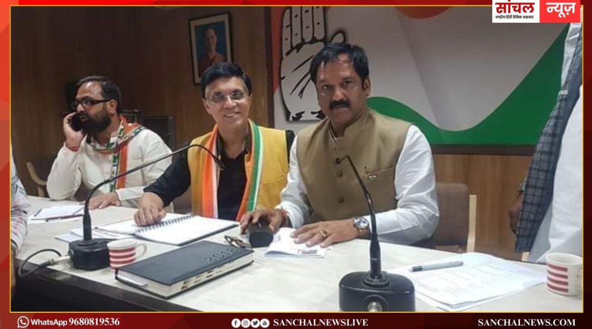 पाली कांग्रेस जिलाध्यक्ष बने शिशुपाल सिंह राजपुरोहित, समर्थकों में खुशी की लहर