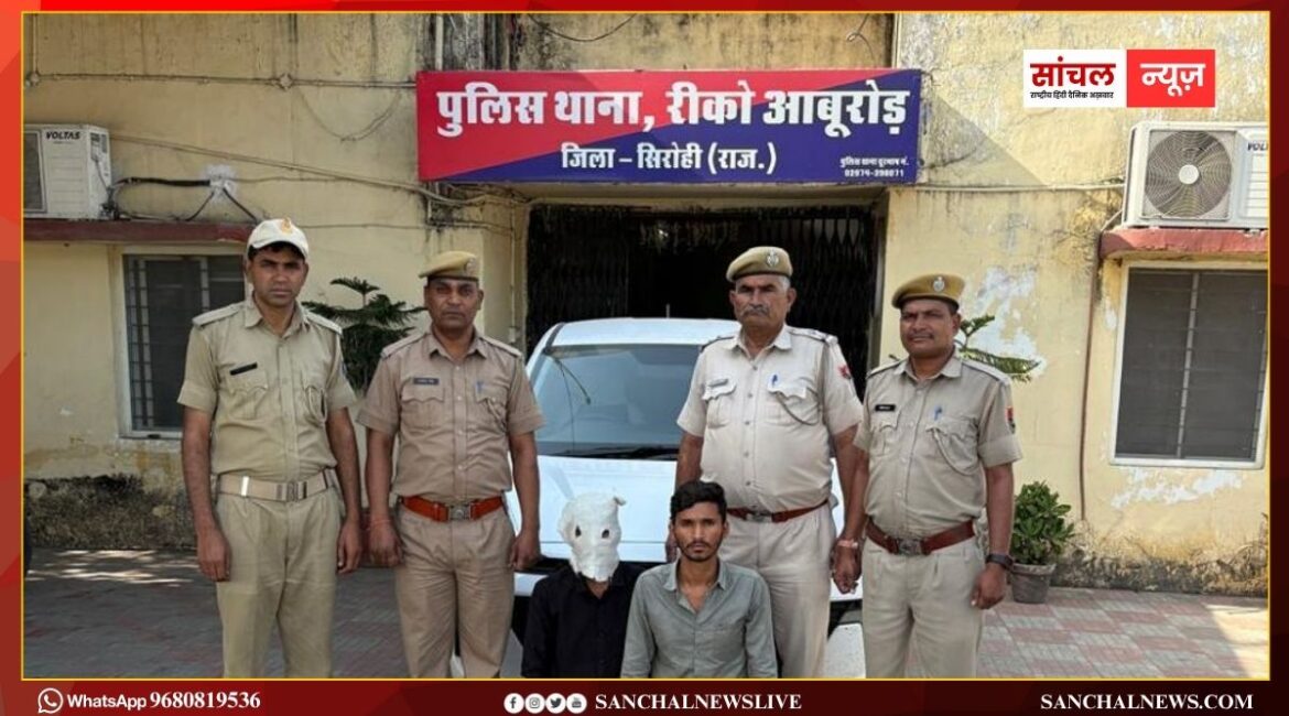 सिरोही; किराए पर टैक्सी लेकर लूट करने वाले गिरोह का पर्दाफाश; दो आरोपि गिरफ्तार, कार बरामद