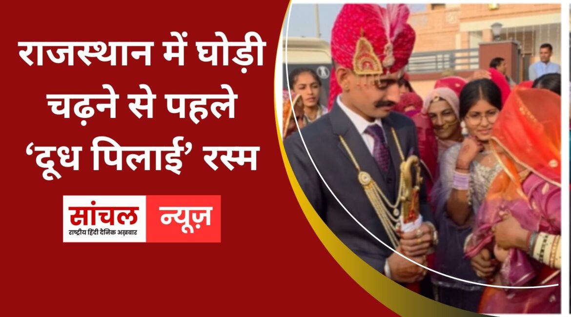राजस्थान में घोड़ी चढ़ने से पहले ‘दूध पिलाई’ रस्म, सोशल मीडिया पर वायरल Video पर क्यों मचा बवाल