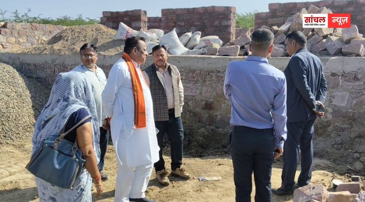 निर्माणाधीन प्राथमिक स्वास्थ्य केंद्र का औचक निरीक्षण, बेहतर स्वास्थ्य सेवाओं का फायदा मिलेगा – पशुपालन मंत्री