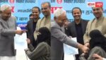 सीएम नीतीश कुमार का वीडियो वायरल; महिला डॉक्टर का हिजाब खींचने की कोशिश की, RJD ने साधा निशाना