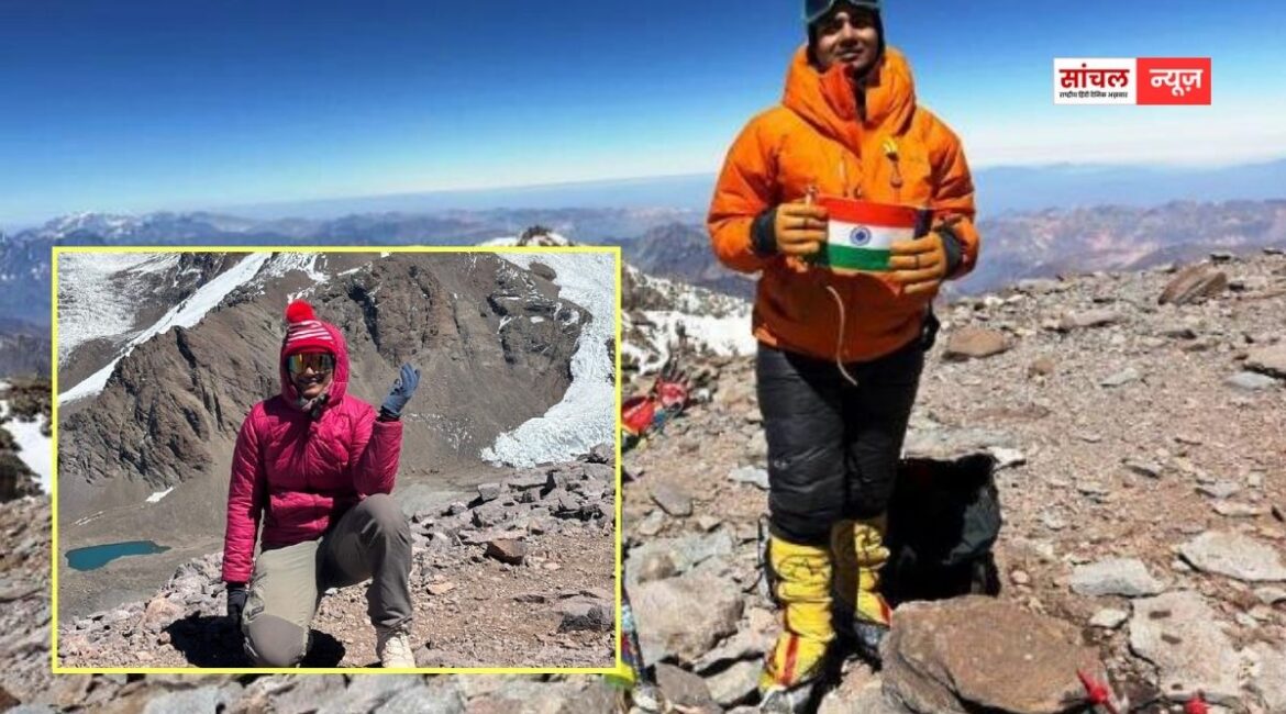 राजस्थान की बेटी पर्वतारोही मनस्वी ने 23,000 फीट ऊंची चोटी पर तिरंगा फहराकर रचा इतिहास राजस्थान की बेटी पर्वतारोही मनस्वी ने 23,000 फीट ऊंची चोटी पर तिरंगा फहराकर रचा इतिहास