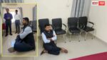 अधिकारियों के सामने जमीन पर बैठे विधायक रविंद्र सिंह भाटी, पानी के लिए धरना, लंबे समय से पानी की समस्या