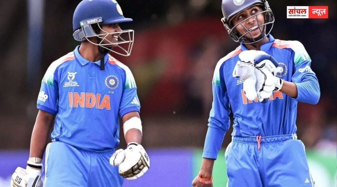 अंडर-19 विश्व कप : अफगानिस्तान को सात विकेट से हराकर फाइनल में पहुंचा भारत, आरोन जॉर्ज का शतक