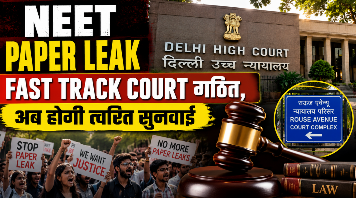 पेपर लीक मामलों पर बड़ी कार्रवाई: दिल्ली हाईकोर्ट ने बनाया फास्ट ट्रैक कोर्ट, जस्टिस अनु ग्रोवर बलिगा होंगी विशेष न्यायाधीश