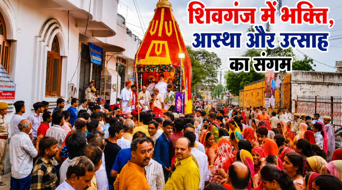 शिवगंज में भक्ति, आस्था और उत्साह का संगम: भगवान जगन्नाथ की भव्य रथयात्रा में उमड़ा जनसैलाब, सुमेरपुर-शिवगंज के हजारों श्रद्धालु हुए शामिल शिवगंज में भक्ति, आस्था और उत्साह का संगम: भगवान जगन्नाथ की भव्य रथयात्रा में उमड़ा जनसैलाब, सुमेरपुर-शिवगंज के हजारों श्रद्धालु हुए शामिल