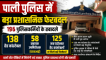 पाली पुलिस में बड़ा प्रशासनिक फेरबदल, 196 पुलिसकर्मियों के तबादले, 125 नव पदोन्नत हेड कांस्टेबलों को मिली नई जिम्मेदारी पाली पुलिस में बड़ा प्रशासनिक फेरबदल, 196 पुलिसकर्मियों के तबादले, 125 नव पदोन्नत हेड कांस्टेबलों को मिली नई जिम्मेदारी