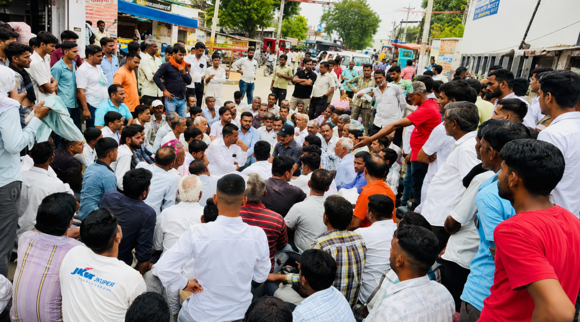 जैतारण में अमराराम सैन को न्याय दिलाने की मांग तेज, कांग्रेस जिला अध्यक्ष किशोर चौधरी धरने में हुए शामिल