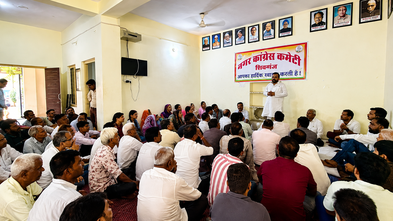 शिवगंज के 35 वार्ड जीतने का लक्ष्य लेकर जुटे कांग्रेस कार्यकर्ता, संयम लोढ़ा ने दिया संगठन मजबूत करने का मंत्र