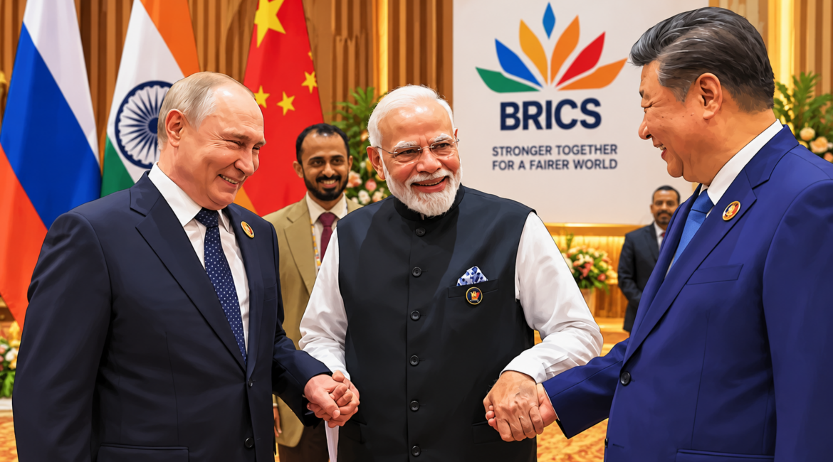 पीएम मोदी, पुतिन और जिनपिंग…BRICS की ताकतवर तस्वीर, BRICS से पाकिस्तान को सदस्यता की उम्मीद