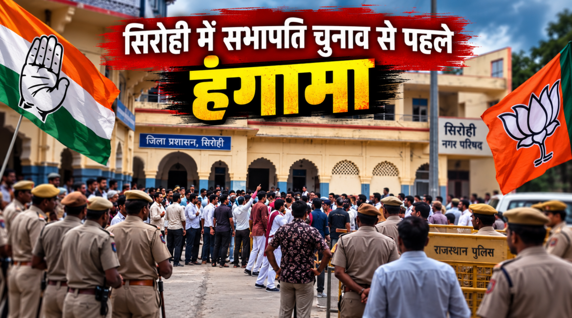 सिरोही में सभापति चुनाव से पहले हंगामा, भाजपा की आपत्ति खारिज; रितु जैन का नामांकन बरकरार